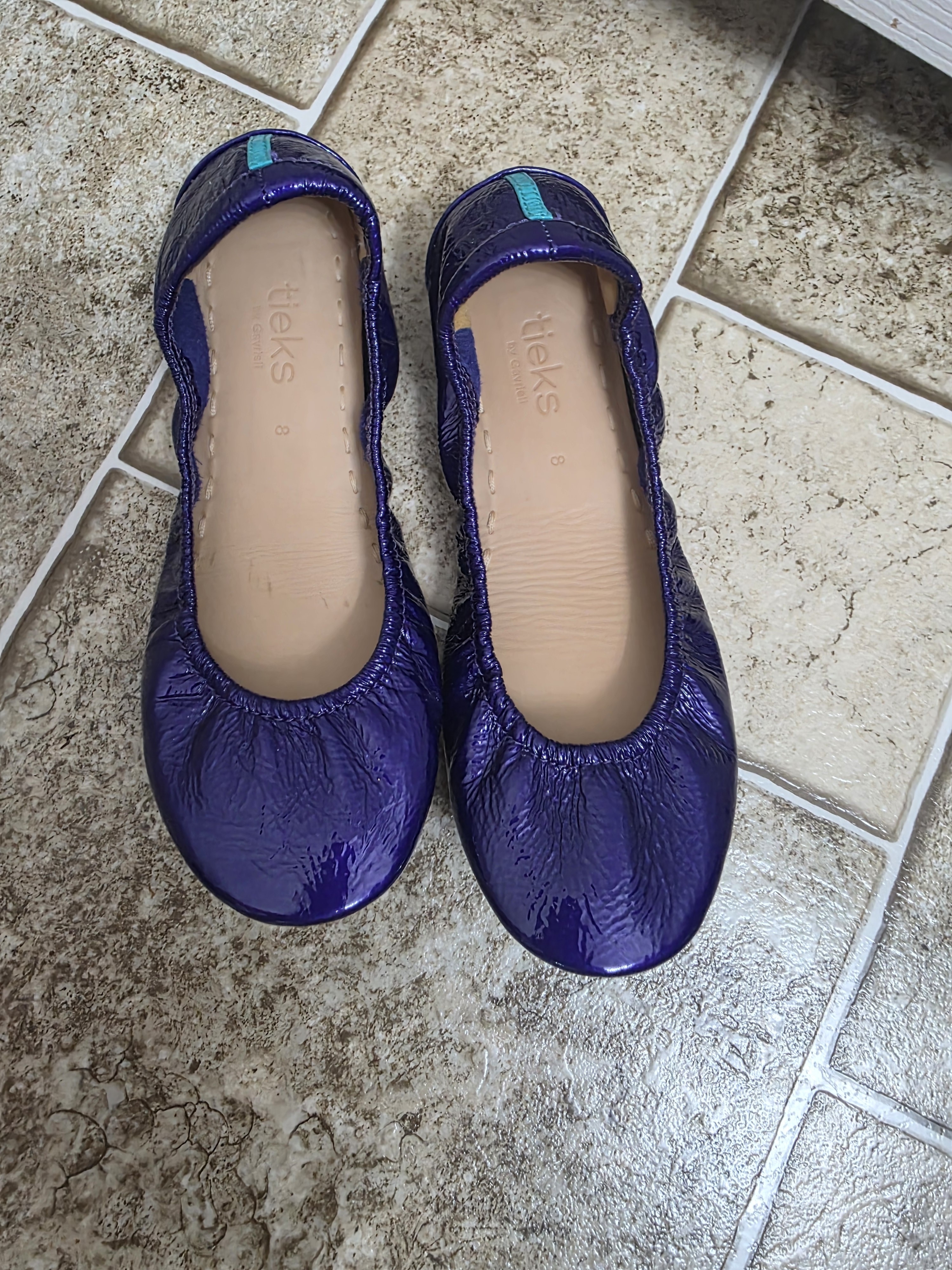 Tieks Purple Diamonds Ballet Flats